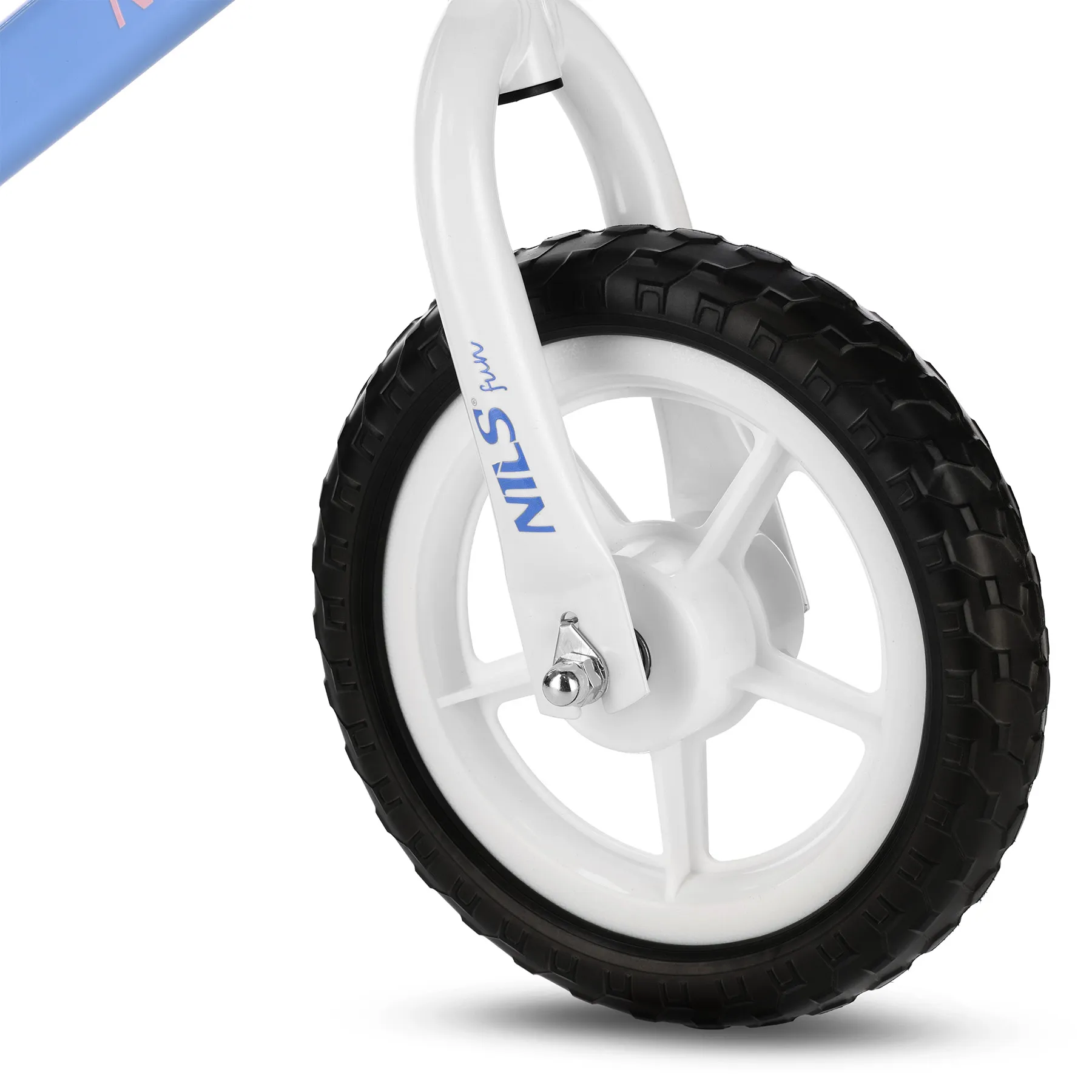 bicikl za balansiranje s plavim kotačima 10" nils fun - slika 9