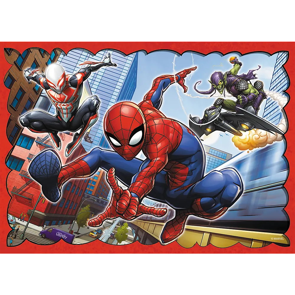 puzzle - 4u1 - heroj spider-man trefl 34384 - slika 4