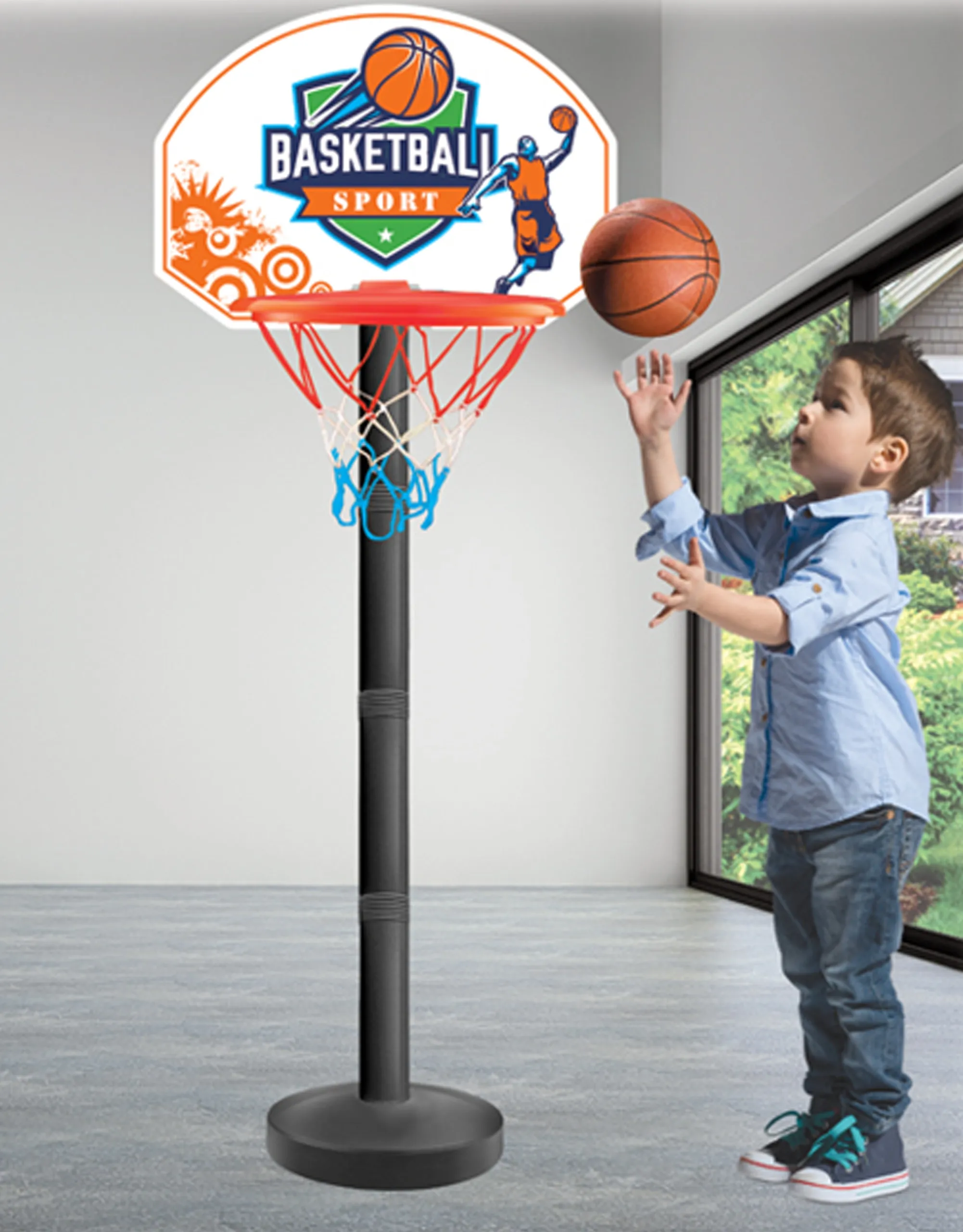 woopie set za košarku 93cm - slika 3