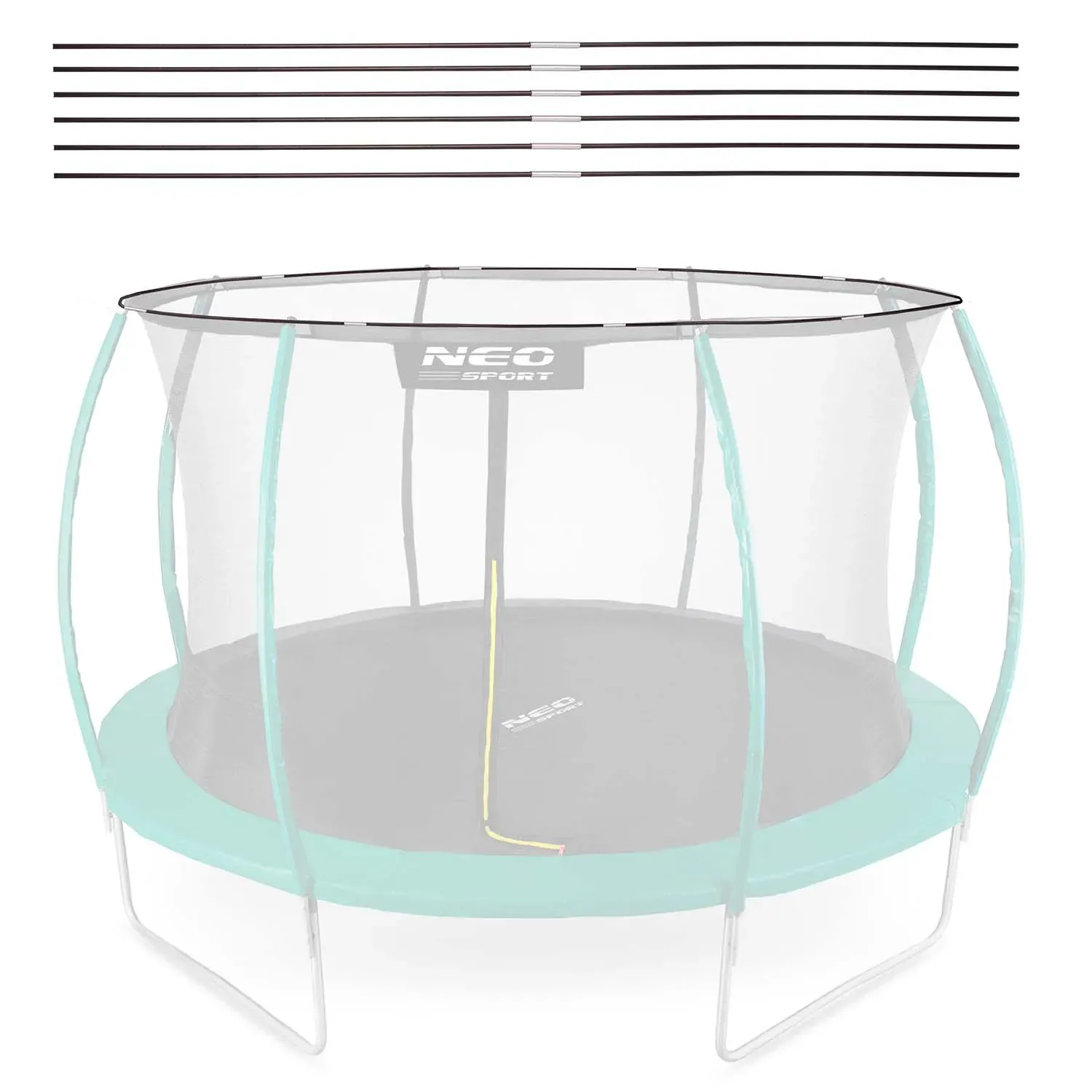 neo-sport prsten za zaštitnu mrežu trampolina – tip c, 435 cm (14 ft) - slika 2