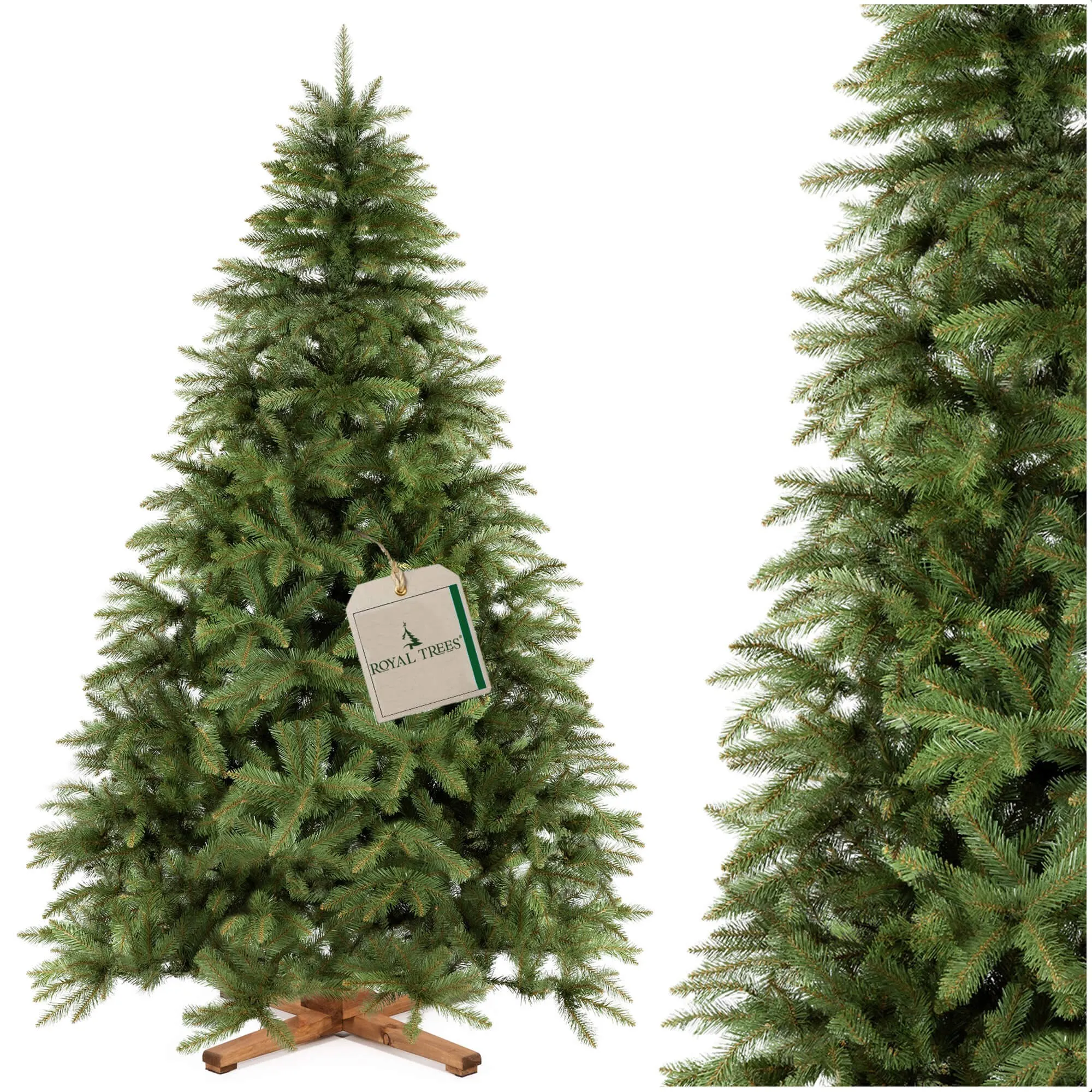 umjetna božićna jelka skandinavska premium 220 cm - slika 6
