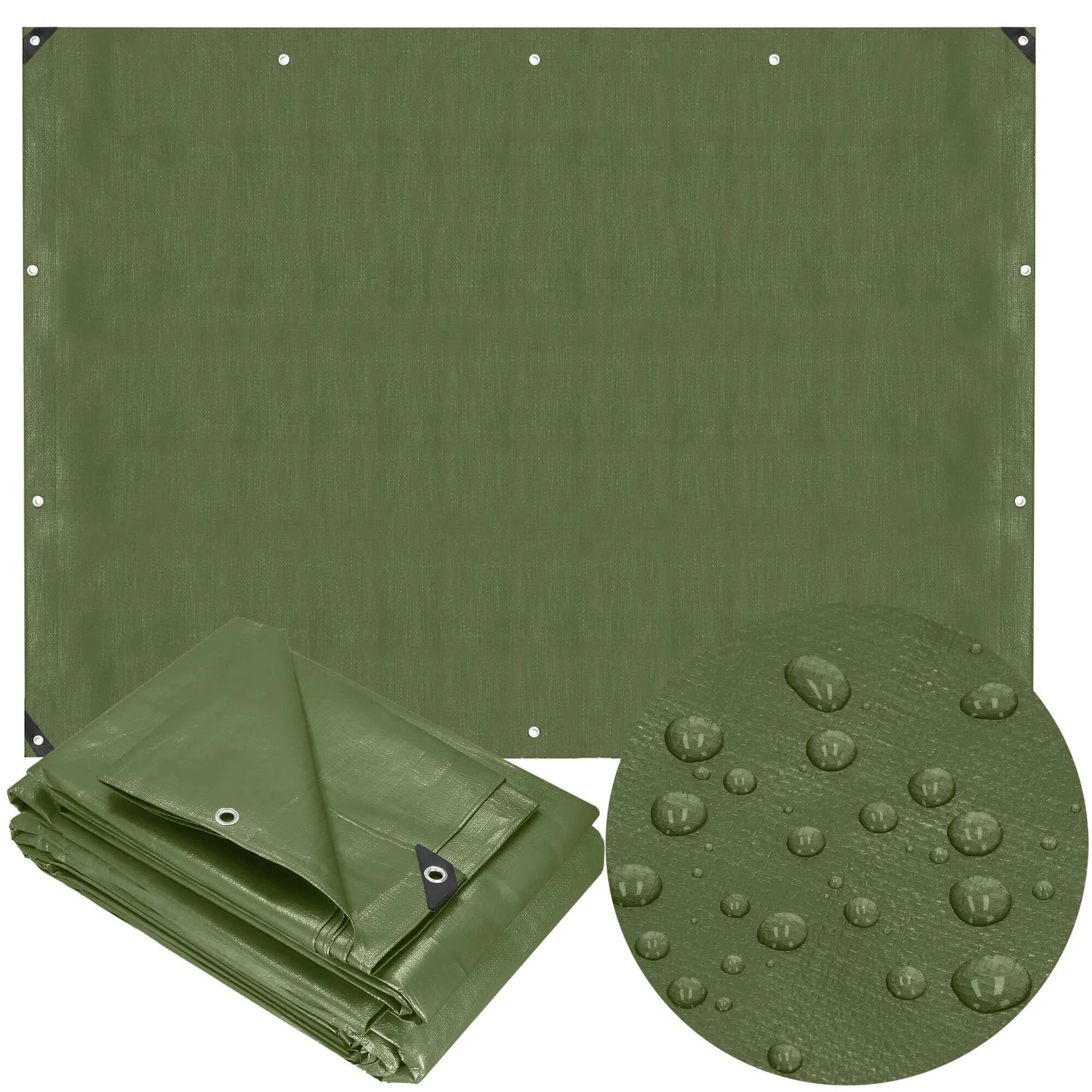 cerada 4 x 5 m zelena - slika 8