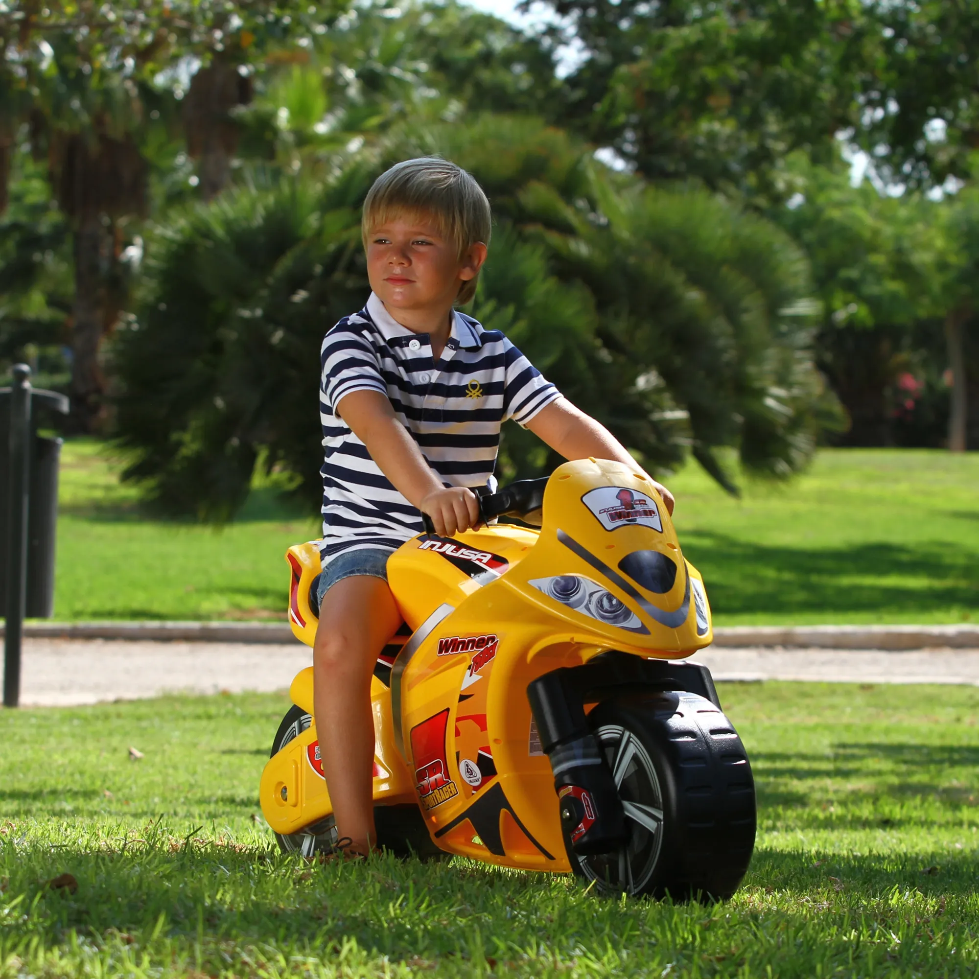 injusa motor winner guralica za djecu - žuti 3+ - slika 4