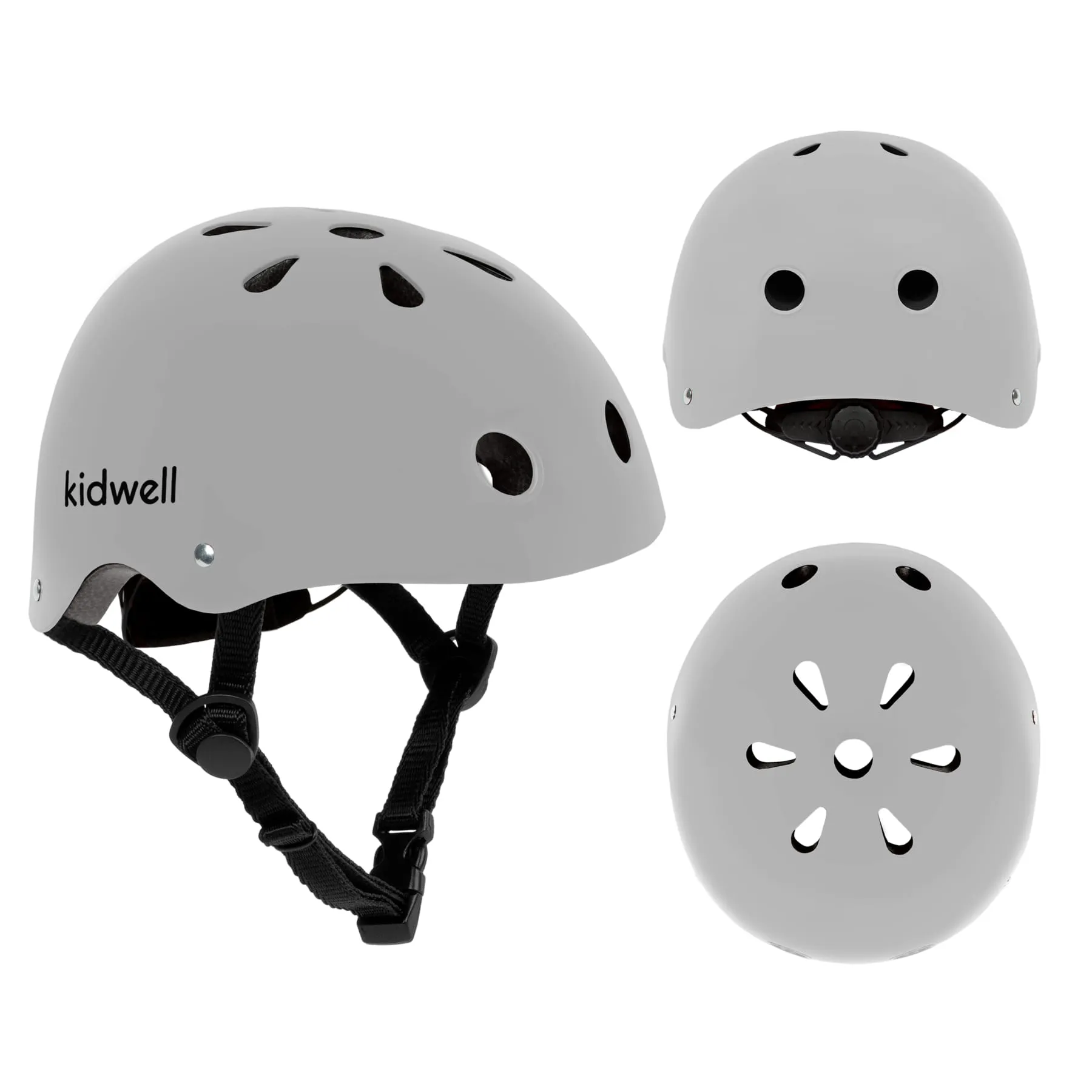 kidwell orix ii kaciga za djecu, vel. m 52-56 cm , mat siva - slika 6