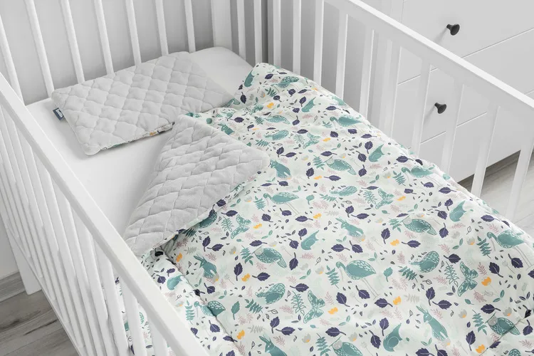 komplet za dječji krevetić plush poplun jastuk životinje - slika 7