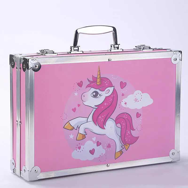 veliki umjetnički set u kovčegu 145 dijelova unicorn - slika 2