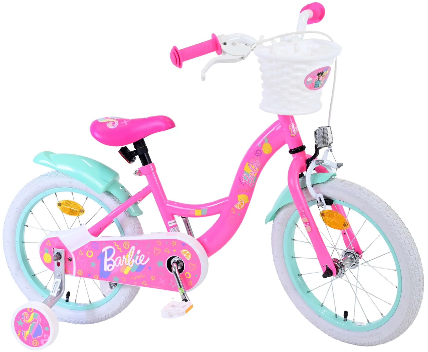 dječji bicikl barbie 16" roza - slika 3