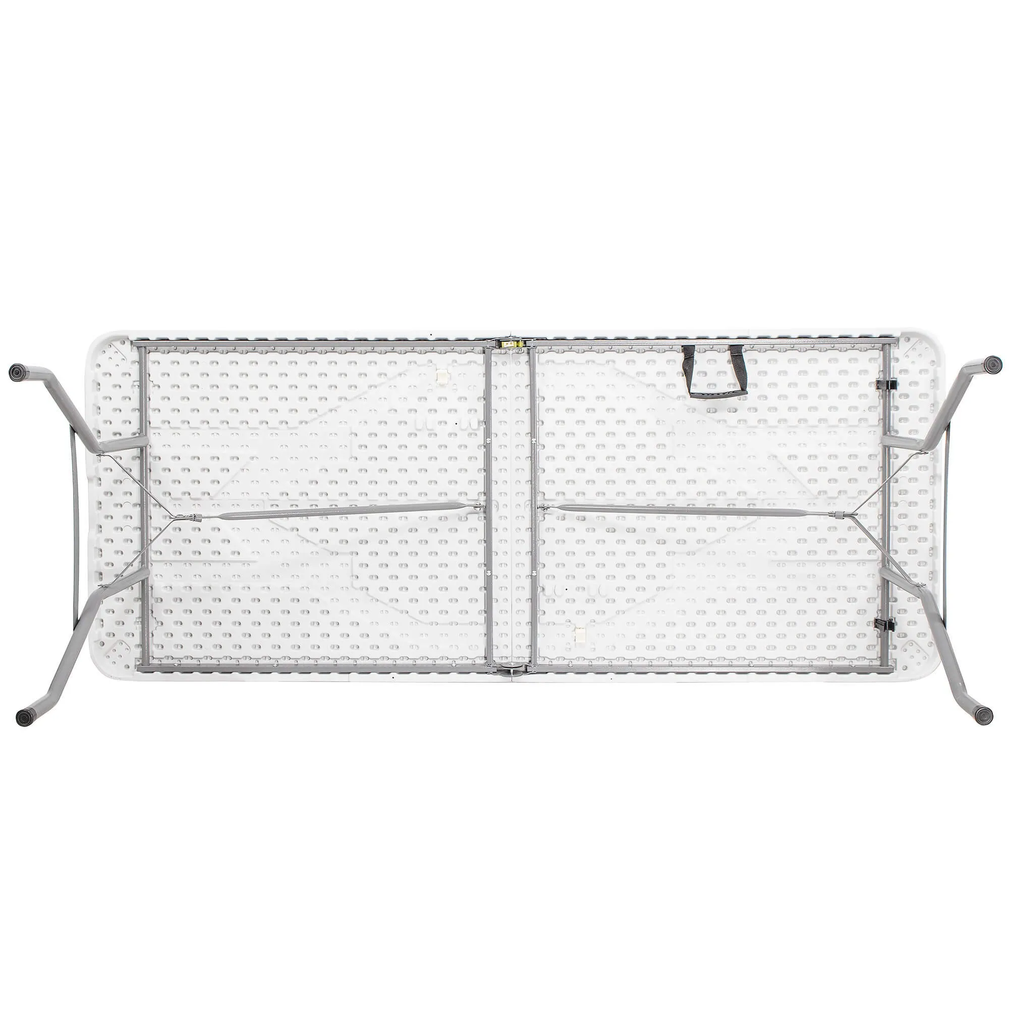 sklopivi stol za catering dimenzija 180 x 74 x 74 cm bijeli - slika 9