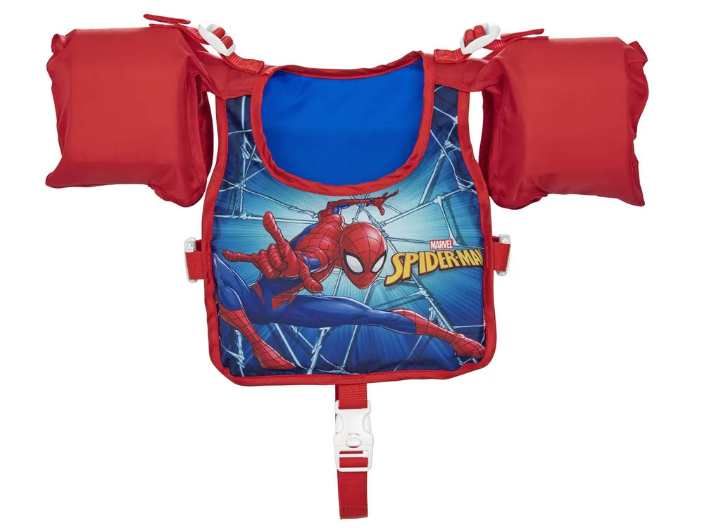 bestway dječji prsluk za plivanje s rukavima 98795 spider man - slika 4