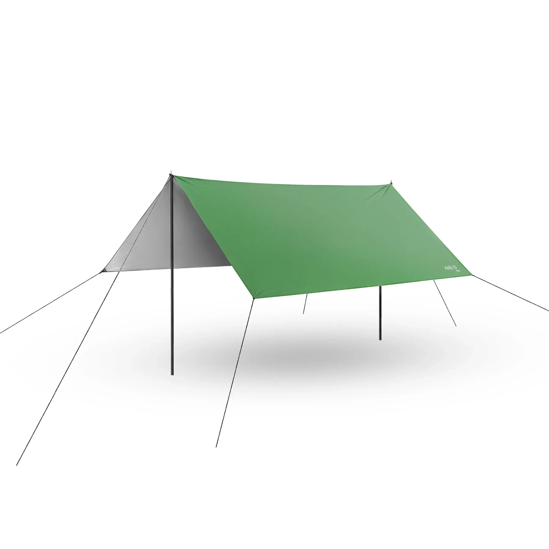 cerada za kampiranje 300x300 cm zelena nils camp - slika 2
