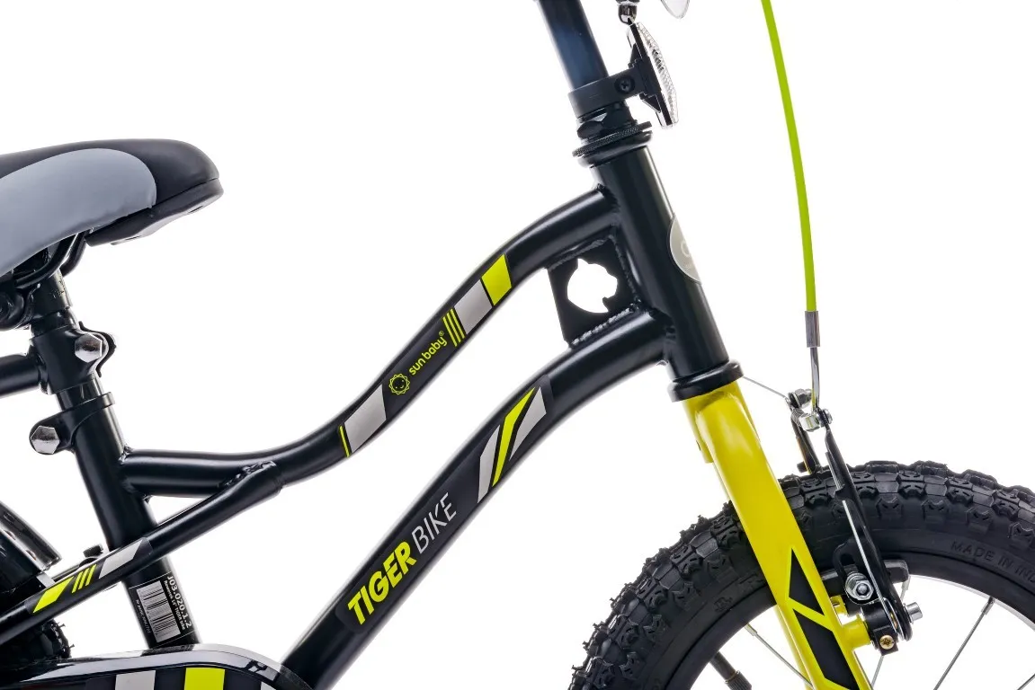dječji bicikl guralica tiger 16" crni-žuti-sivi - slika 2
