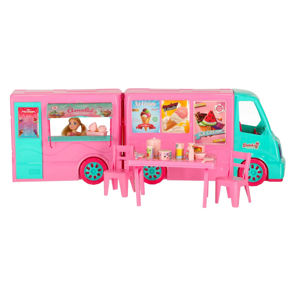 food truck auto za lutke set 21 el. - slika 6
