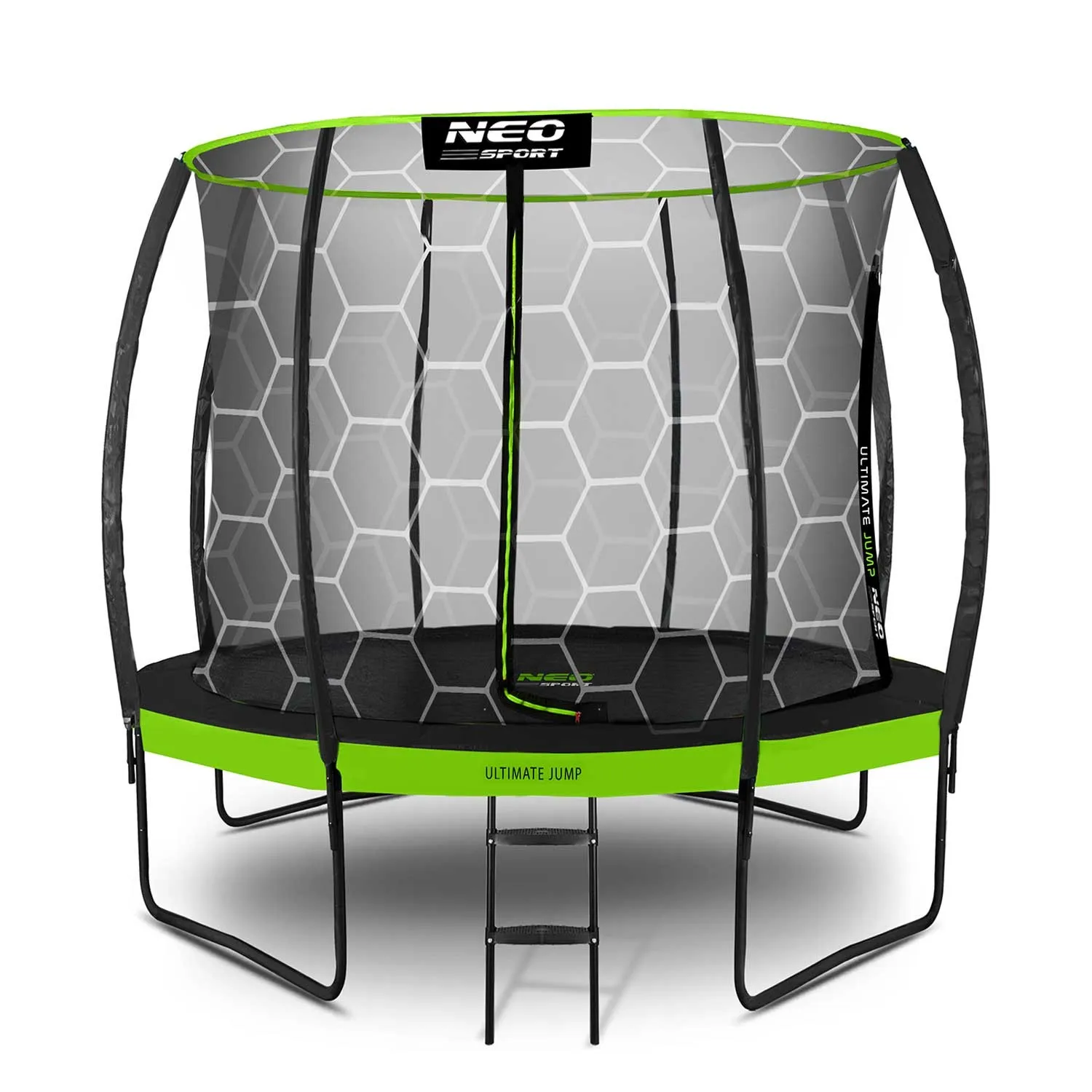 neo-sport profilirani vrtni trampolin 252 cm (8 ft) s unutarnjom mrežom - slika 3