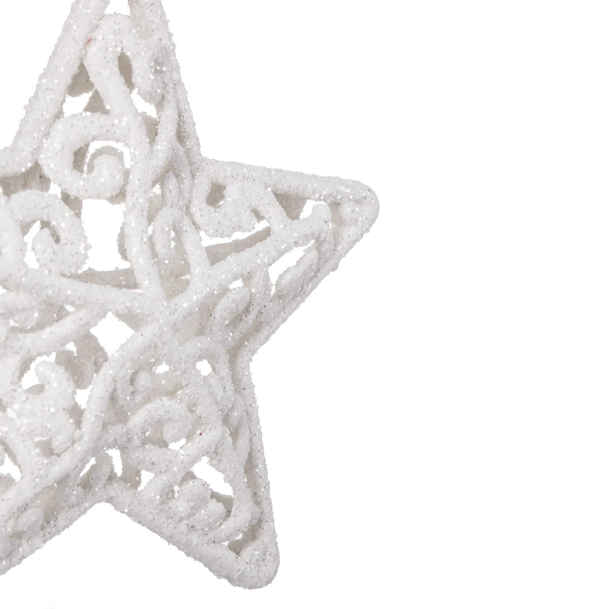 zvjezdice ukrasi za božićno drvce 8x8 cm 2 kom. - slika 6