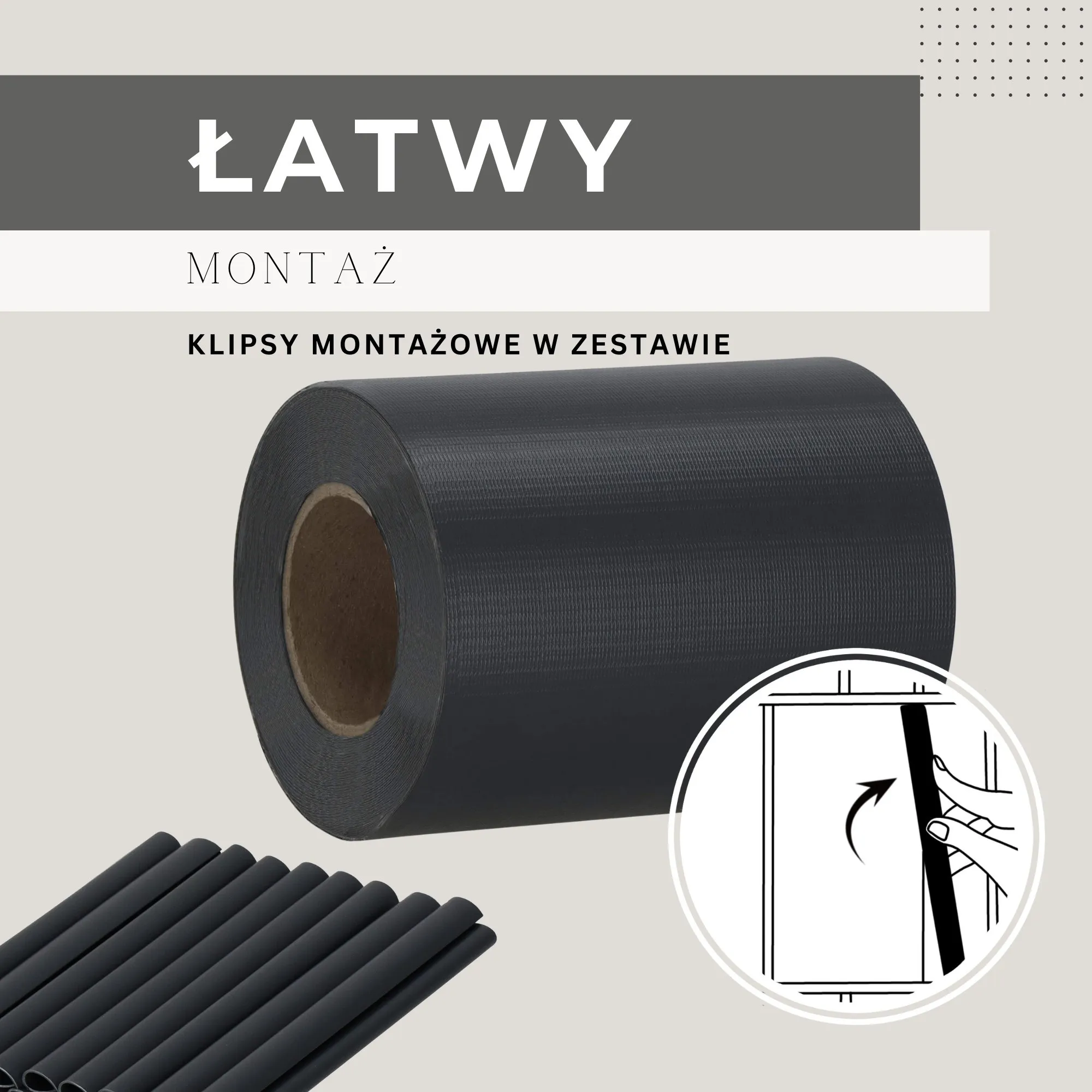 grafitna traka za ogradu 19 x 35 metara 450 g po kvadratnom metru 20 kopči - slika 5