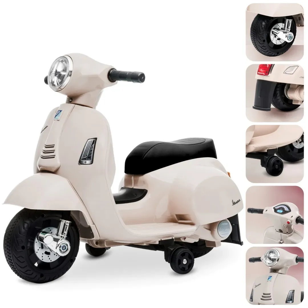 skuter vespa na akumulator - bijeli - slika 2