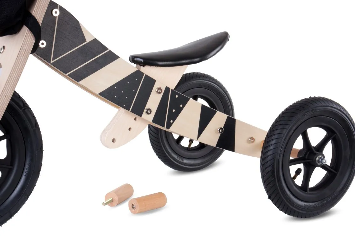 dječji tricikl 2u1 twist plus samoa black edition - slika 4
