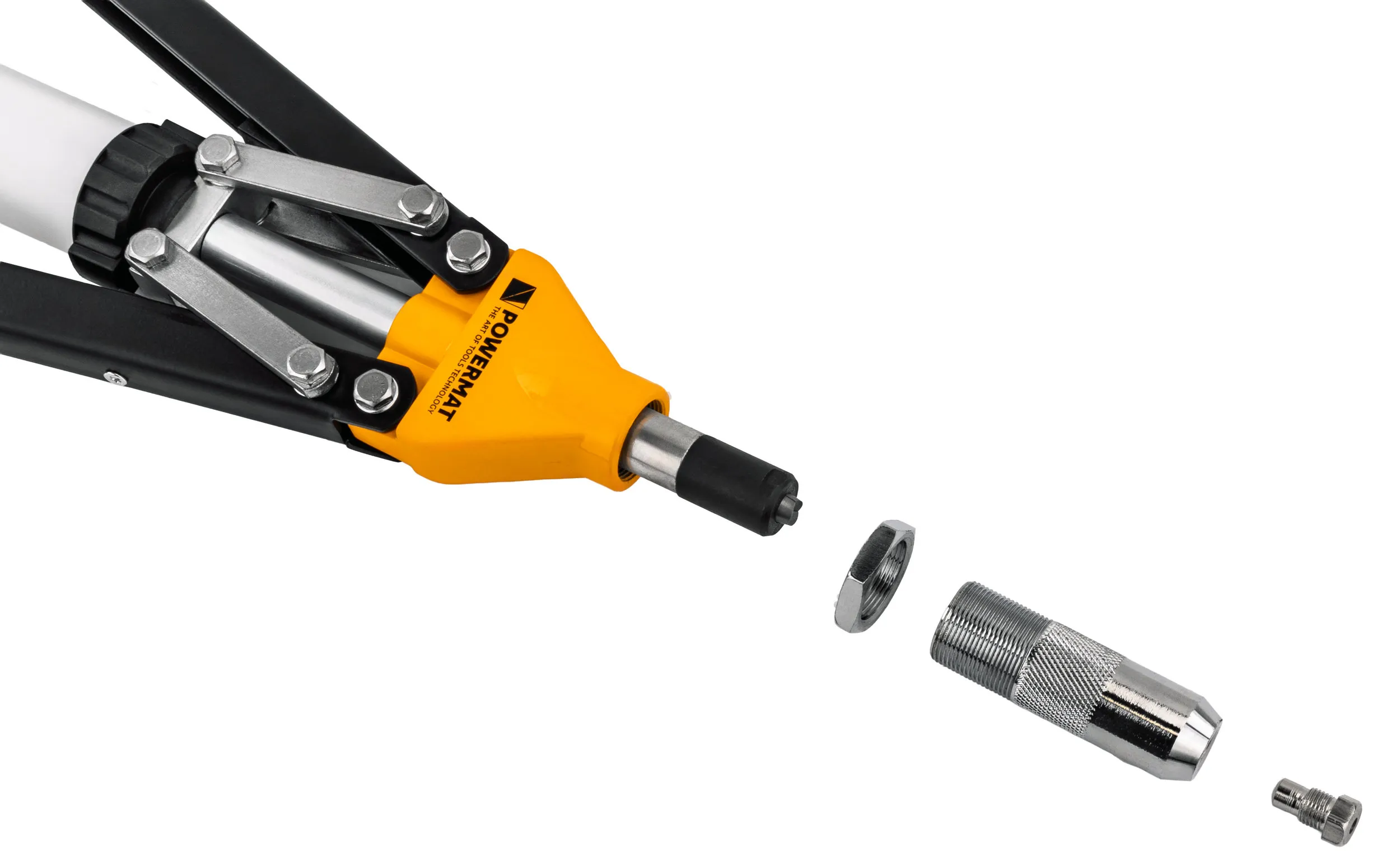 powermat polužna kliješta za zakovice 525 mm 3,2–6,4 mm pm-nir-525t - slika 9