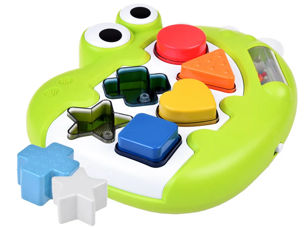 sorter u obliku dinosaura 3u1 s zvukom i svjetlom - zeleni - slika 7