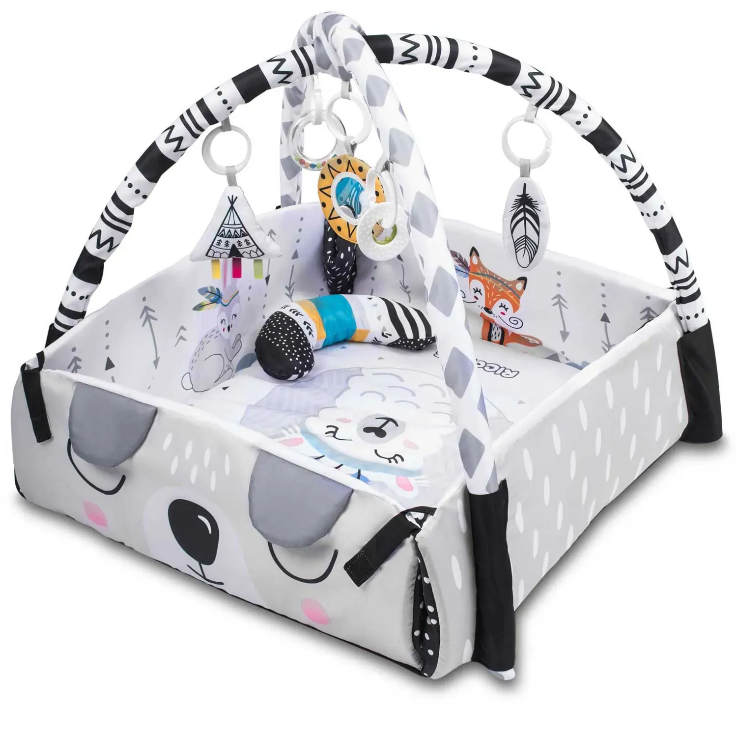 boho ricokids interaktivna edukativna prostirka 110 × 100 cm - slika 3