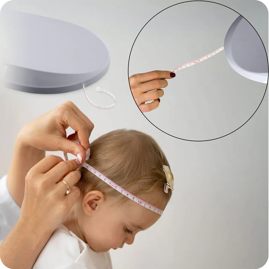 nukido elektronička vaga za bebe, siva - slika 9