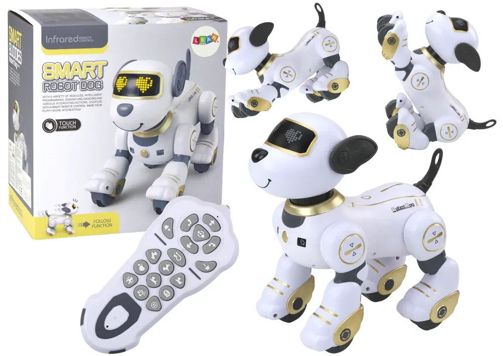interaktivni robotski pas na daljinsko upravljanje zlatni - slika 2