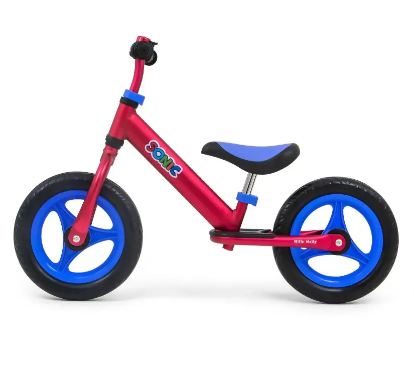 milly mally bicikl bez pedala sonic crveni - slika 2