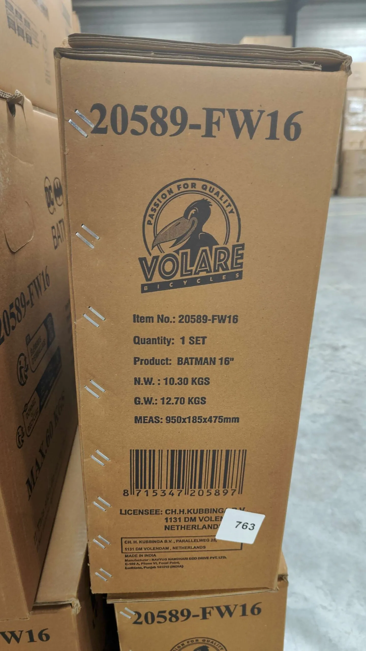 volare dječji bicikl batman 16″ crne boje, s dvije ručne kočnice - slika 12