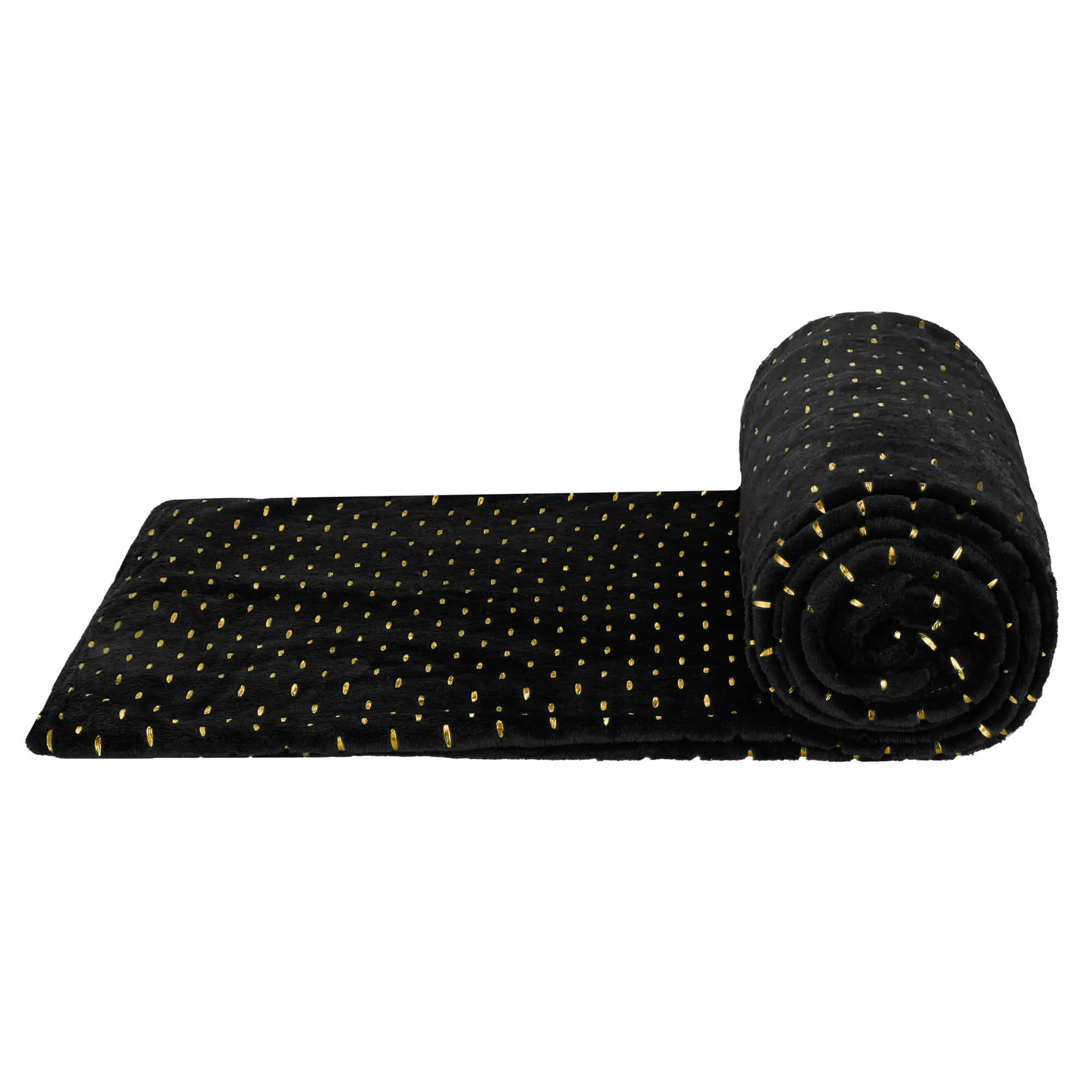 deka crno zlatna 200 x 220 cm - slika 5