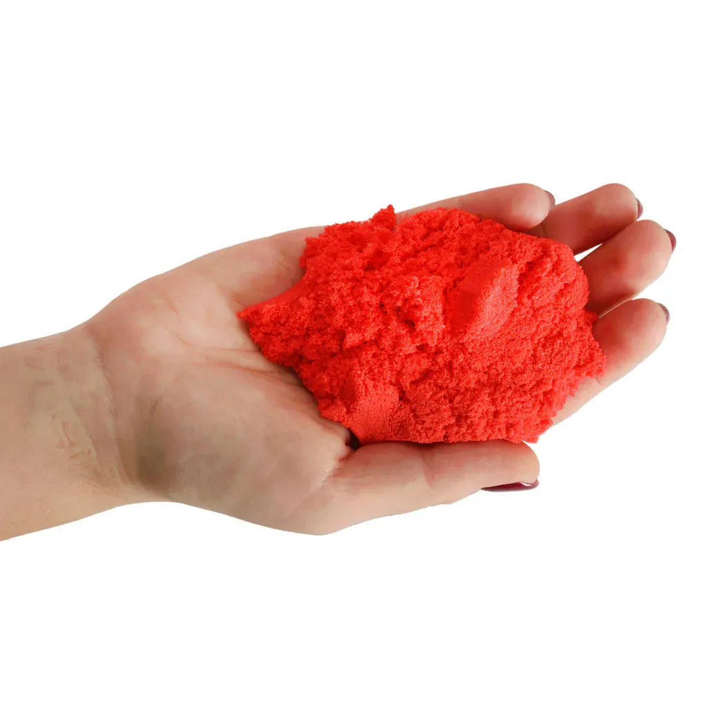 kinetički pijesak 1kg u vreći crveni - slika 7