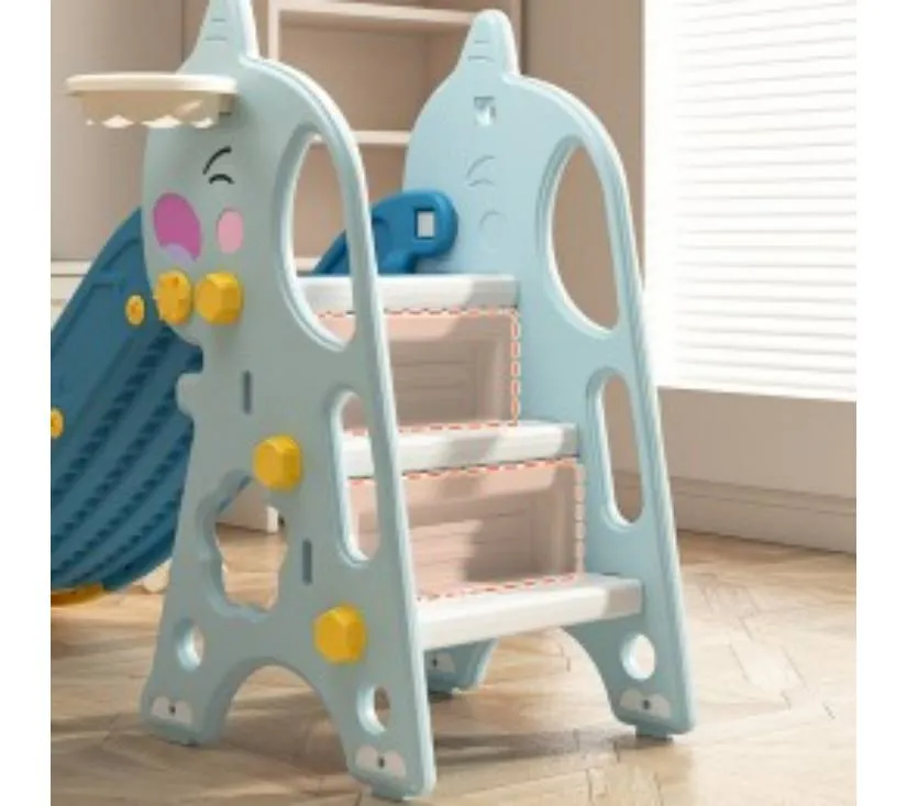 mamakids dječji tobogan za dvorište i igraonicu, plavo žuti 160 cm - slika 5