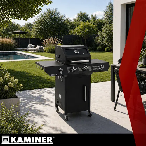 kaminer plinski roštilj 2+1 10kw varen black 3.0 - slika 9