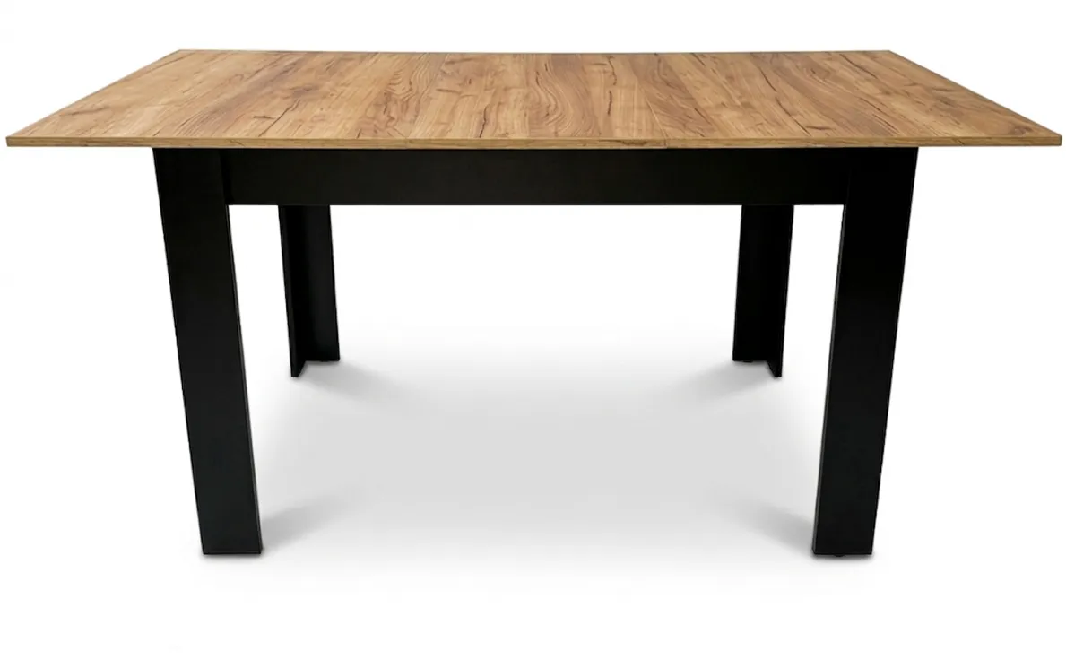 pravokutni rastezljivi stol 120–160 × 80 cm za kuhinju i blagovaonicu, za 4–6 osoba, craft hrast - slika 4