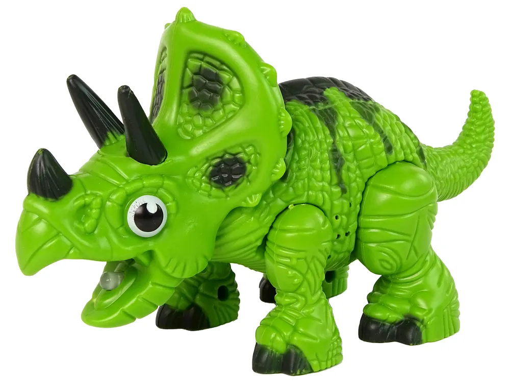 interaktivni dinosaur triceratops zeleni - slika 3