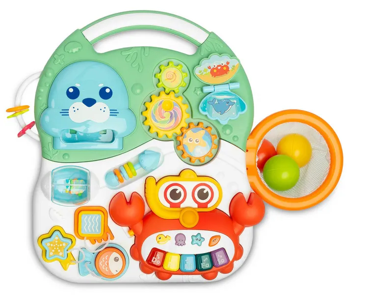 toyz 2 u 1 guralica i stol za igru zelena - slika 6