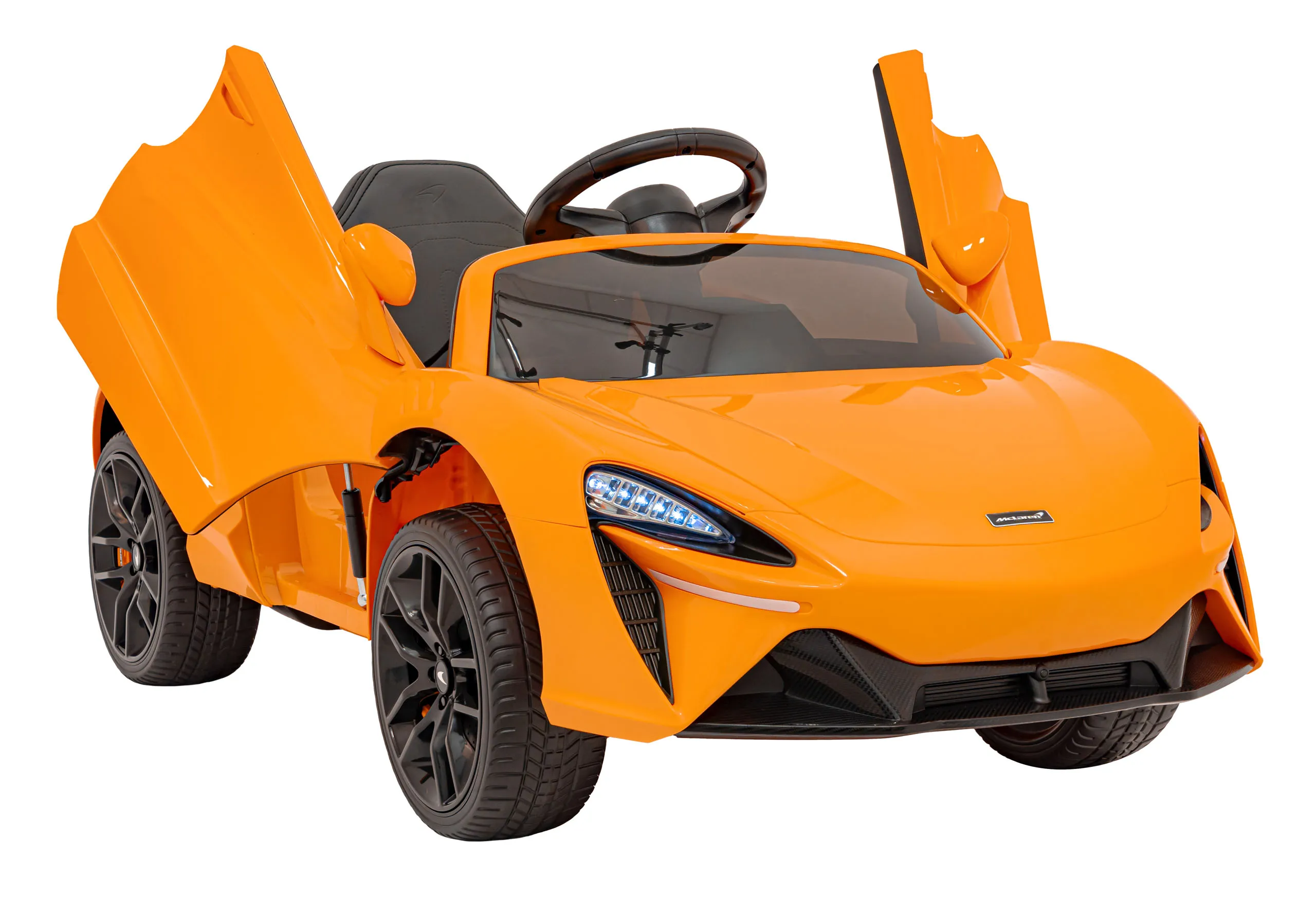 mclaren artura, auto na akumulator, narančasti - slika 7