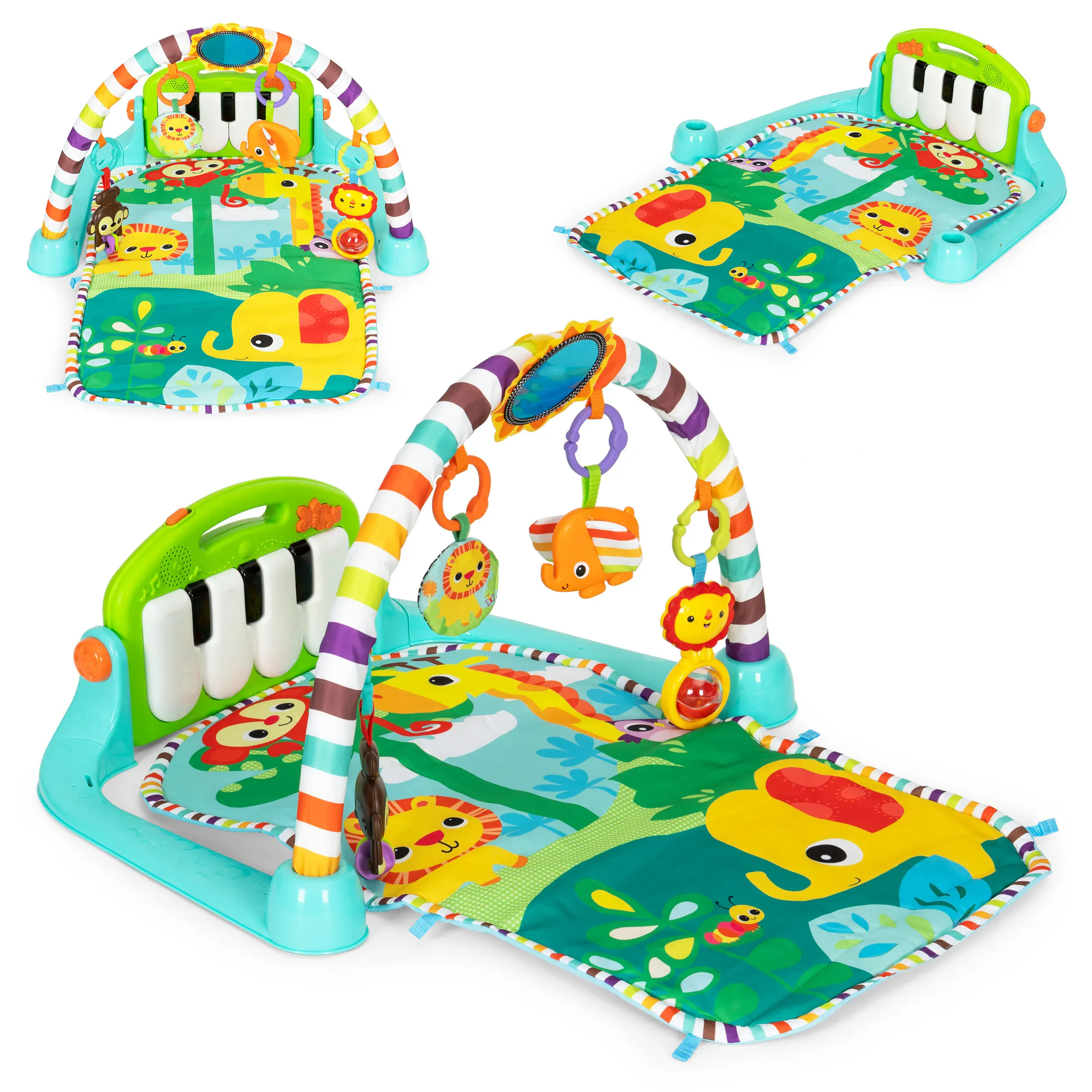 ecotoys multifunkcionalna interaktivna podloga safari - slika 2
