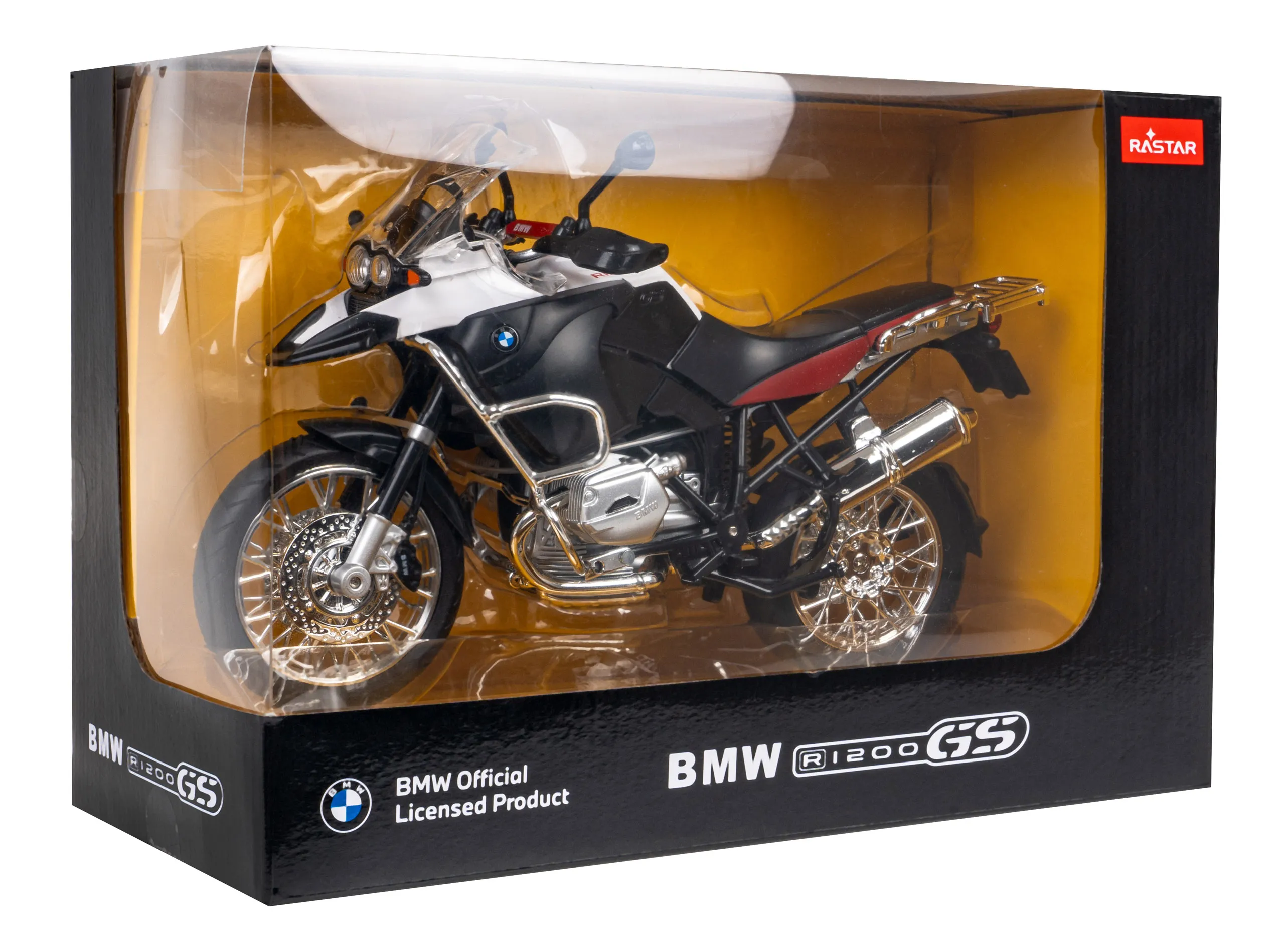 rastar motocikl bmw r1200gs 1:9 bijeli - slika 3