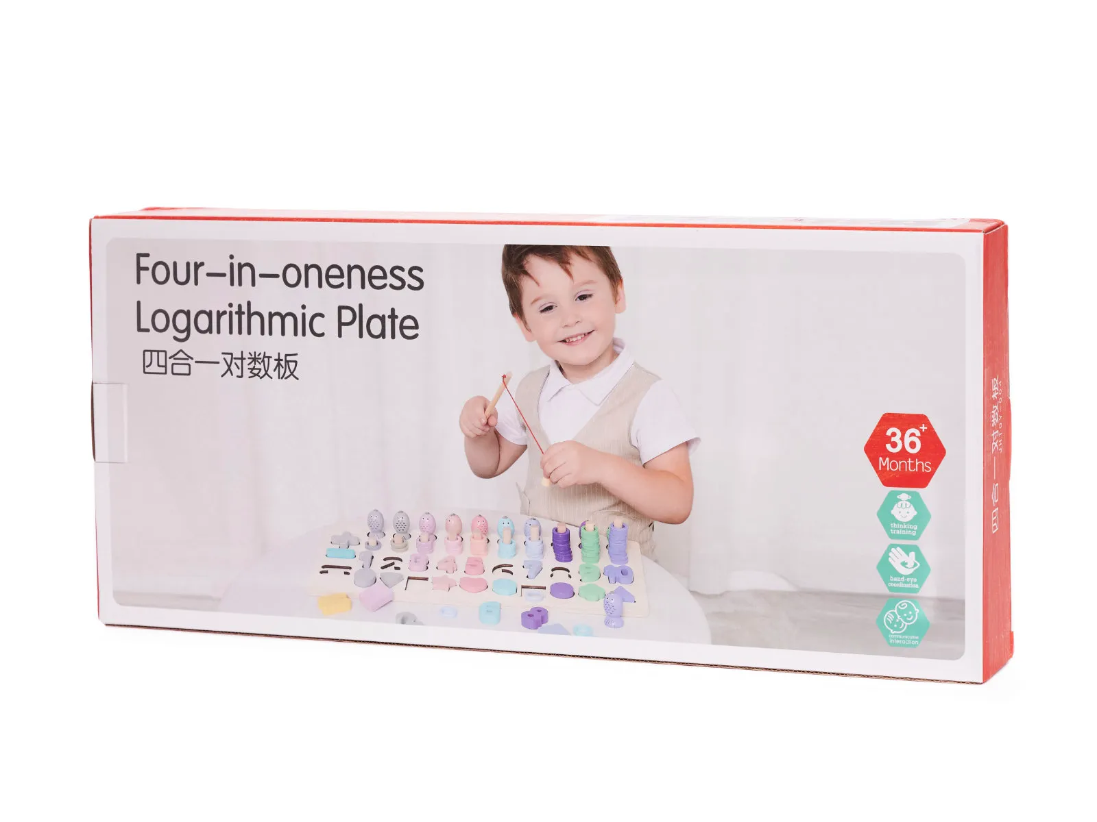 montessori drvena edukativna slagalica sorter 2u1 - slika 8