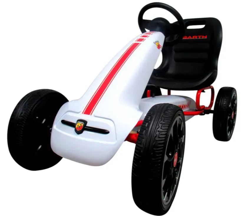 abarth karting na pedale bijeli - slika 2