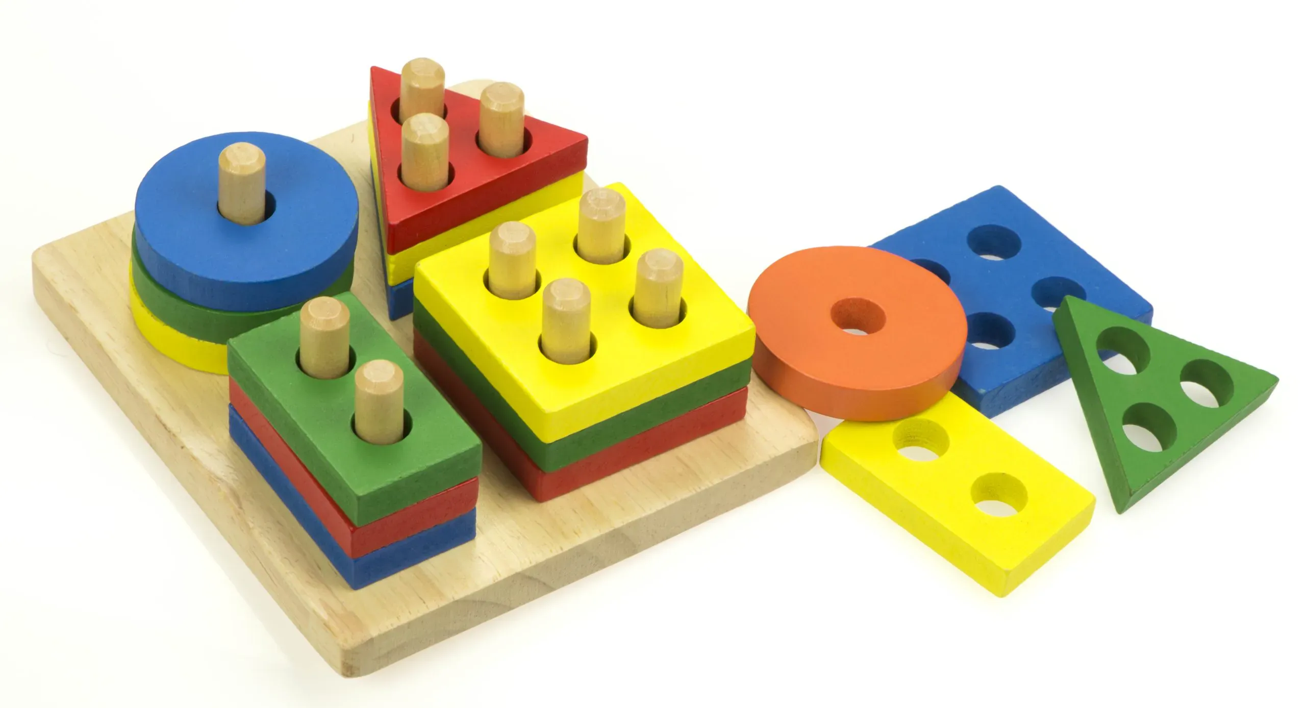 montessori drveno edukativno sortiranje oblika - slika 2