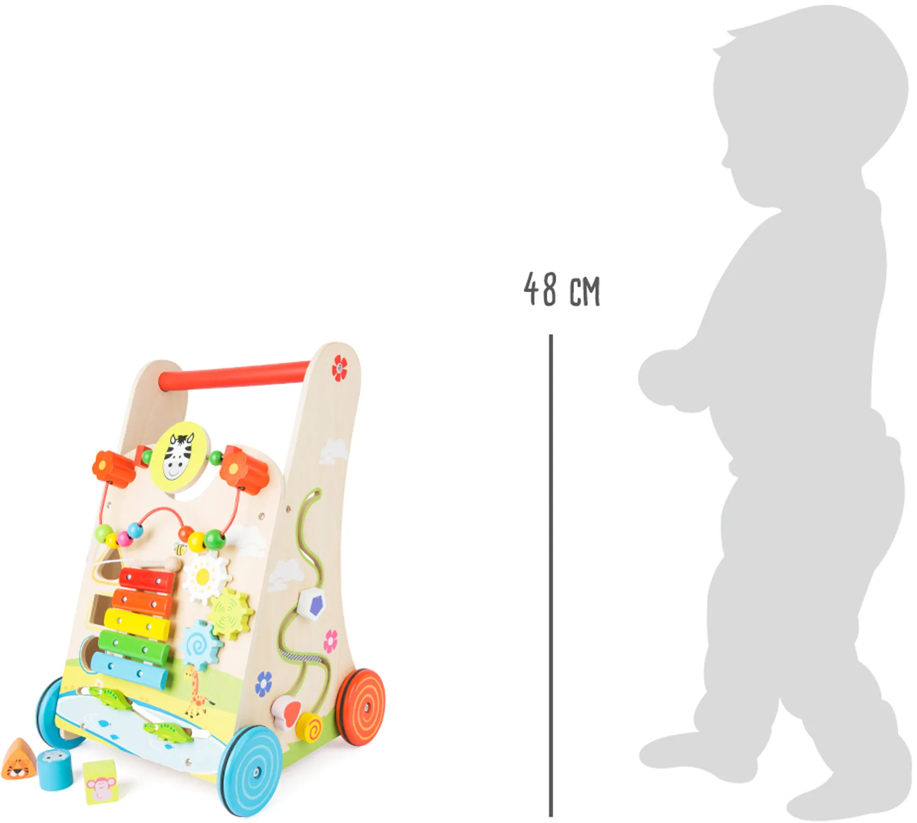 small foot dječja hodalica " cvjetna livada " - slika 5
