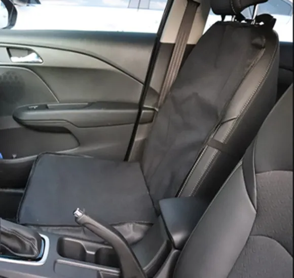 univerzalna zaštitna prostirka za auto za pse crna - slika 3