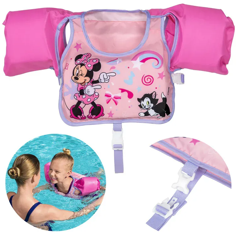 bestway dječji prsluk za plivanje s rukavima 9101a minnie mouse - slika 2
