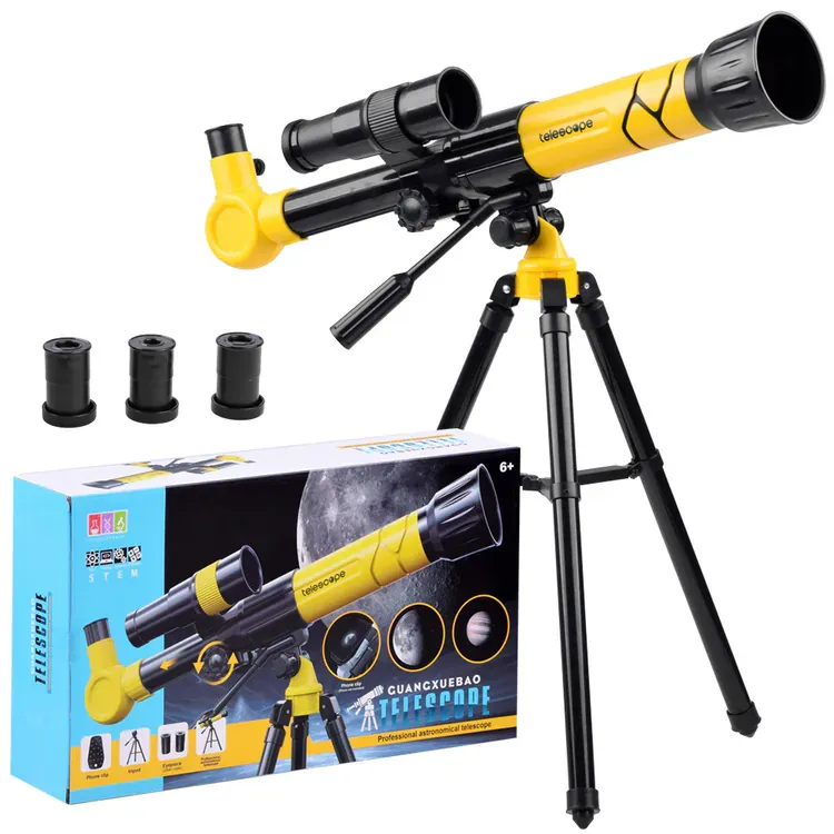 Teleskop na tronošcu sa zoom-om 20x 30x 40x žuti - Pribislavec