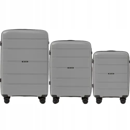 set kofera wings hawfinch 3.0 tamno sivi - slika 2