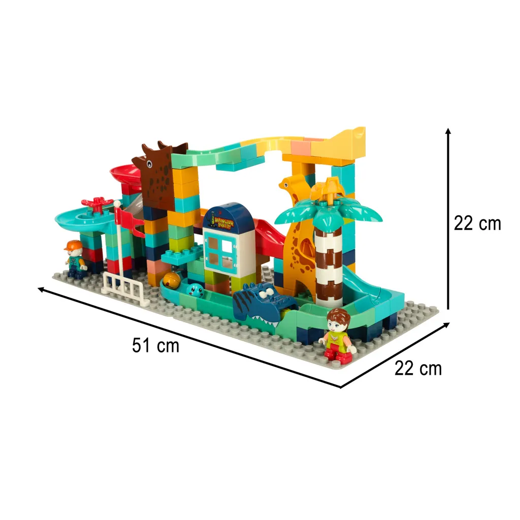 creative blocks dinosaur park staza s loptom 147 dijelova - slika 9
