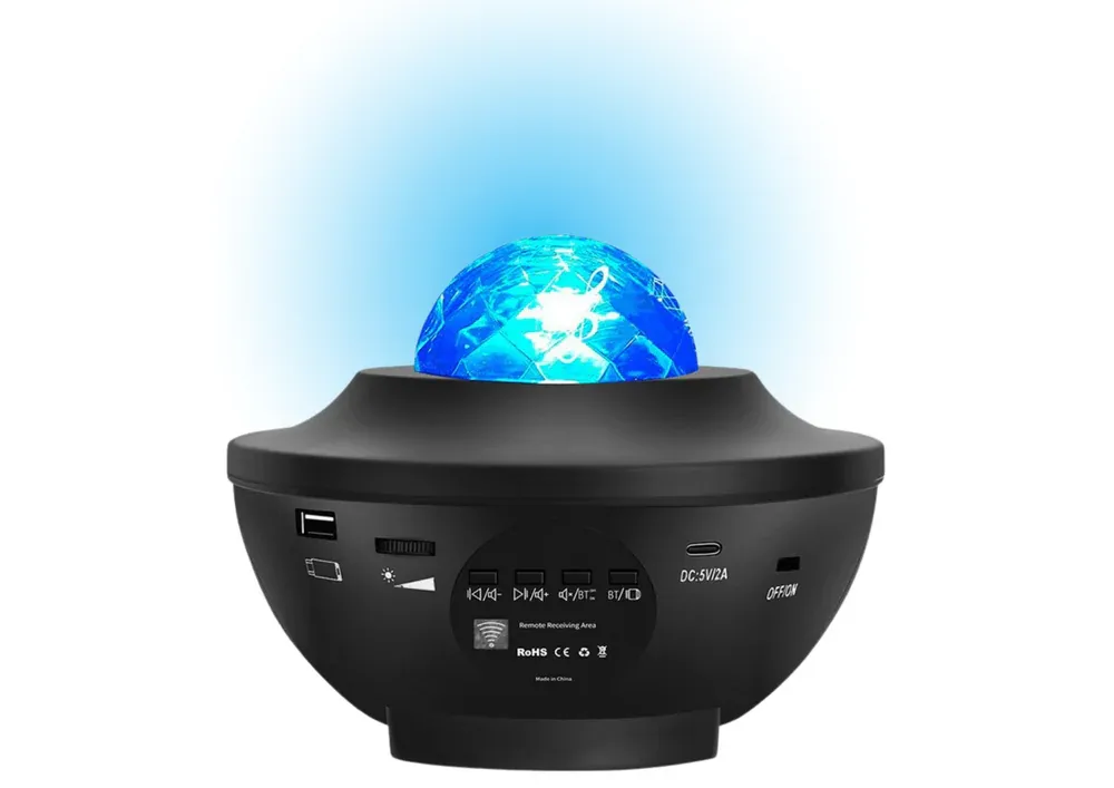 zvjezdani projektor led lampa bluetooth zvučnik daljinski upravljač - slika 4
