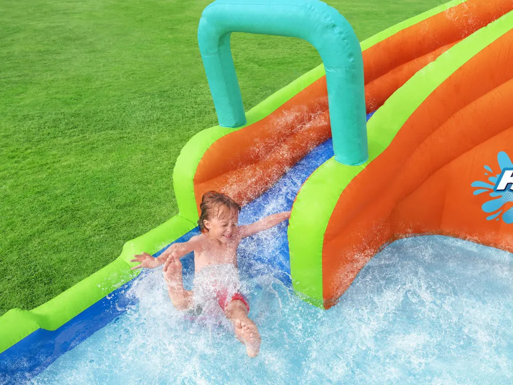 bestway vodeno igralište h2o go 365x320x270cm tobogan i bacač 53408 - slika 8