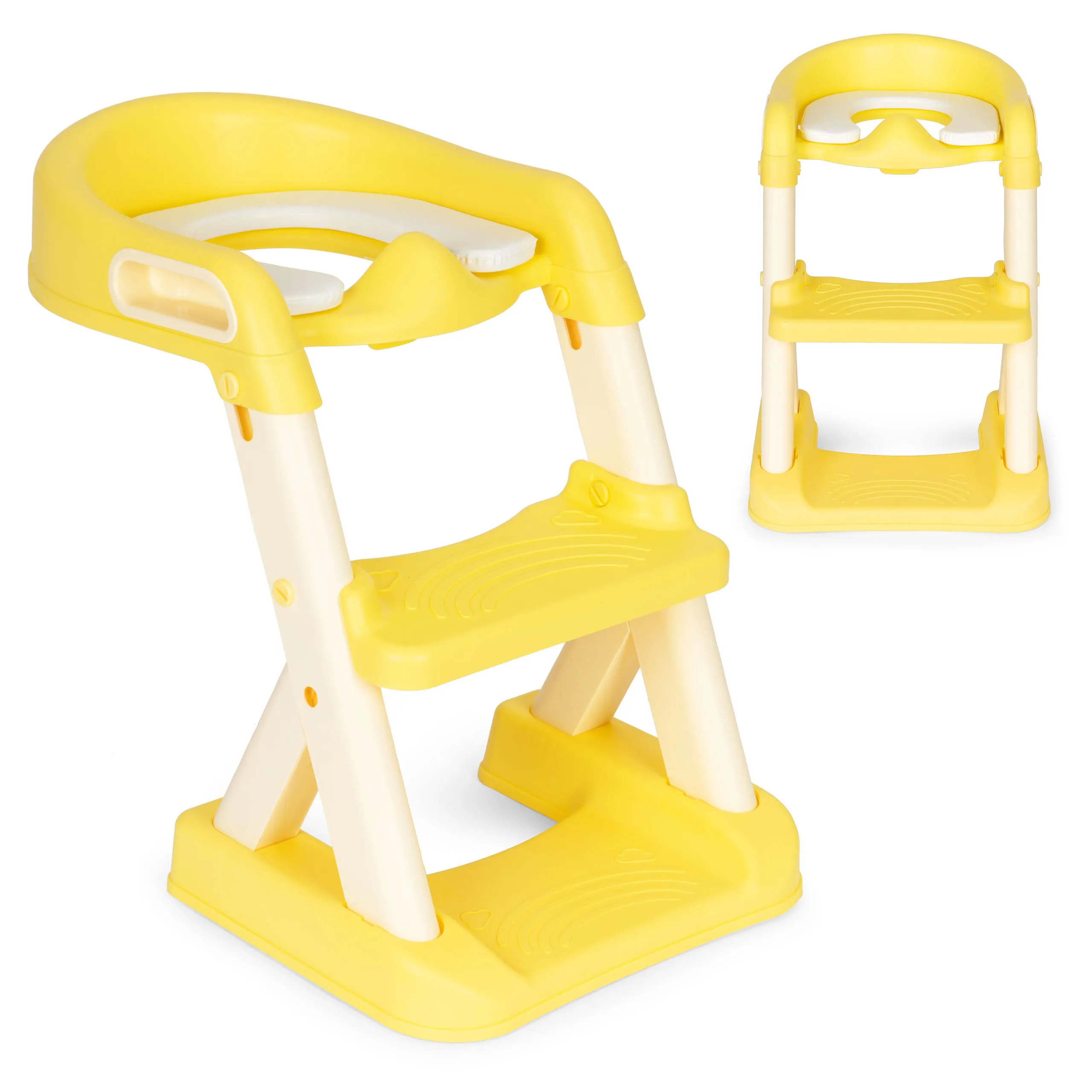 ecotoys stepenice za wc za djecu žute - slika 9